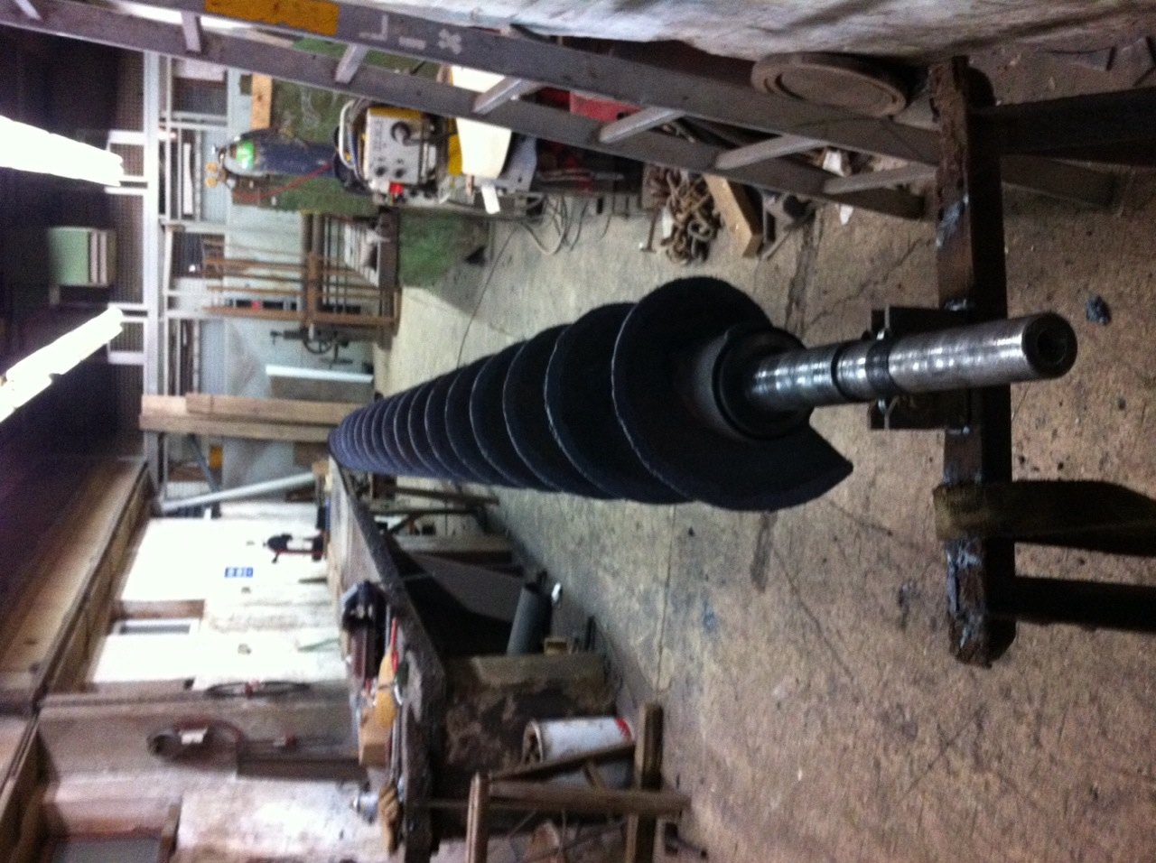 Oštećeni pužni transporter